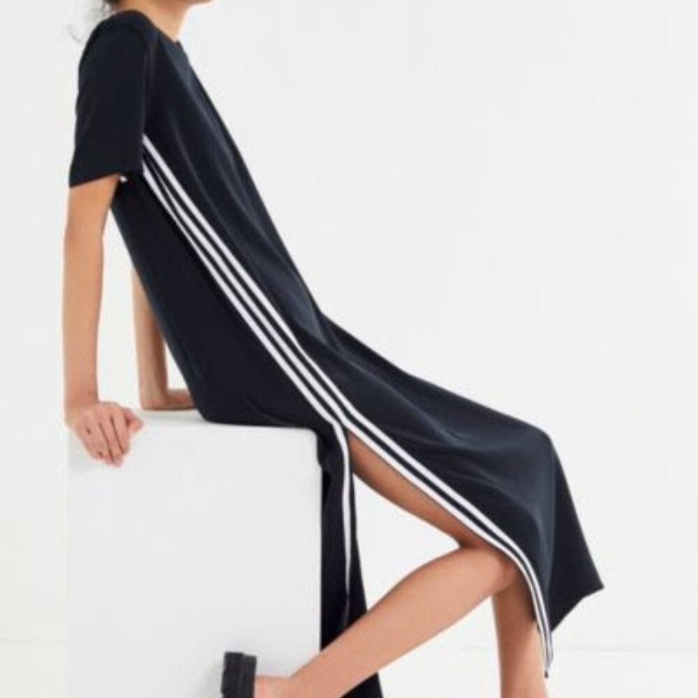 Adidas midi slit tshirt dress